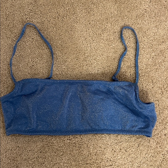 Triangl Swimwear Blue Shimmer Bikini Set - Picture 5 of 7